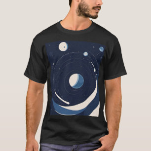 Camiseta Presente de Astronomia Espaço Cósmico Planeta Lua 