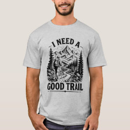 Camiseta Presente de Aventura de Caminhada na Montanha, Moc