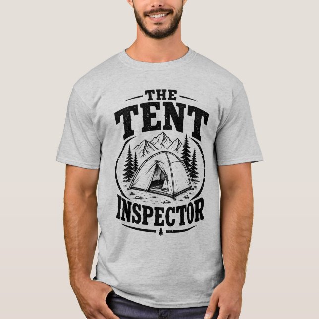 Camiseta Presente de Aventura de Camping, Montanha Camping  (Frente)
