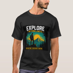 Camiseta 🏔 Presente de Aventura para Adolescentes Meninos