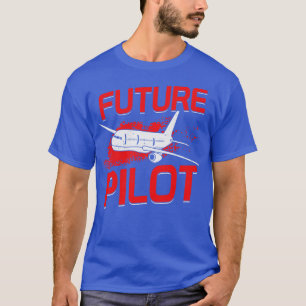 Camiseta Presente de Aviador Chefe da Escola de Voo Futuro