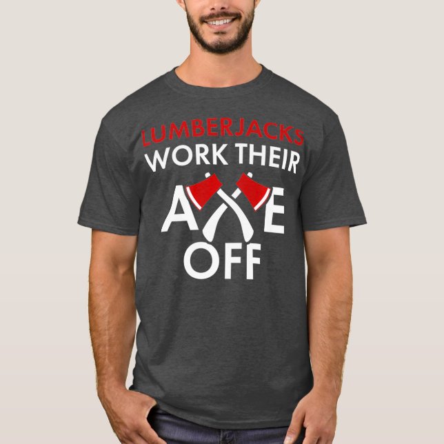 Camiseta Presente de Ax Florestal Humorístico para Prêmio d (Frente)
