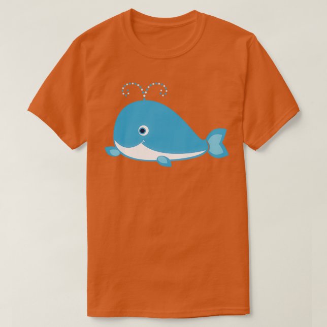 Camiseta Presente de baleia (Frente do Design)