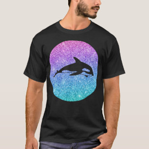 Camiseta Presente de baleia assassina Orca fofo e na moda p
