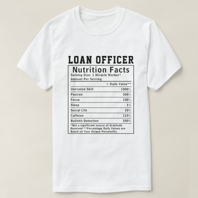 Camiseta Presente de Banco de Dados de Nutrição de Oficial  (Frente do Design)
