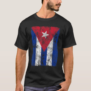 Camiseta Presente de bandeira cubana na Design de Bandeira