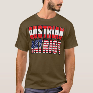 Camiseta Presente de Bandeira do Patrimônio Patriótico Aust