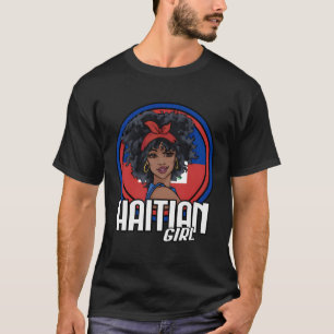 Camiseta Presente de bandeira haitiana