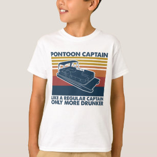 Camiseta Presente de barco Funny Vintage Pontoon Boat Gif