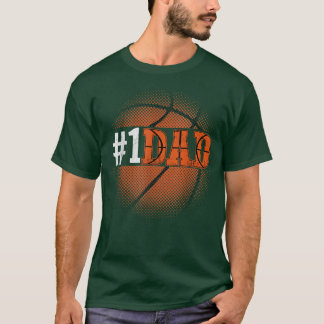 Camiseta Presente de basquete para Pai de Filho e Filha 1