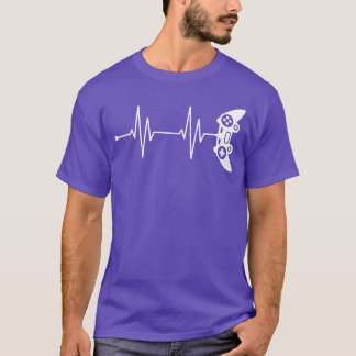 Camiseta Presente de Batimento Cardíaco de Jogador para Ami