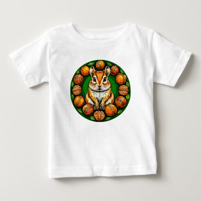 Camiseta 🐹 Presente de Bebê Animal Hamster Fofo ✨ (Frente)
