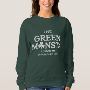 Camiseta Presente de beisebol Green Monsta Boston Green Mon