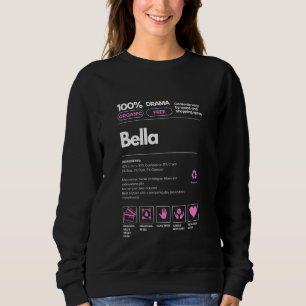 Camiseta Presente de Bella Name para Mulheres Bella Nutriçã