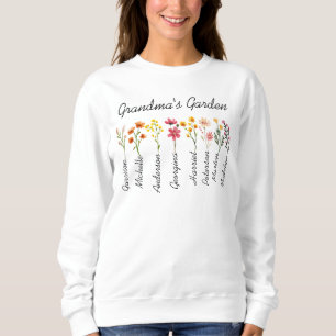 Camiseta Presente de Birthflower personalizado para vovó ja