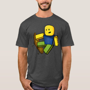 Camiseta Presente de Blox Noob Skater Meme Divertido para J