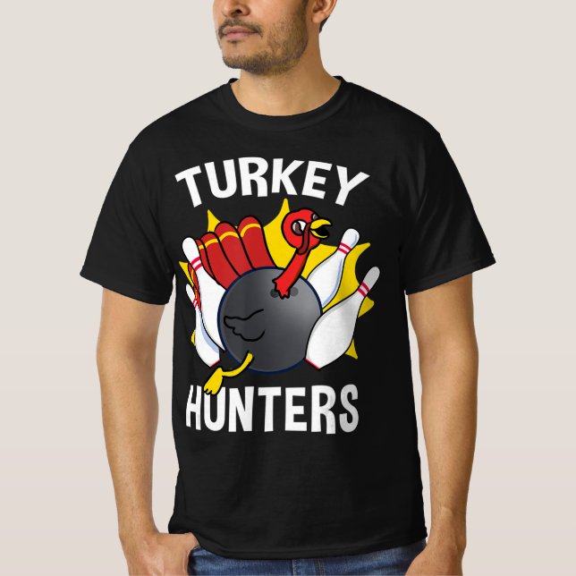 Camiseta Presente de Boliche de caça à Boliche na Turquia (Frente)
