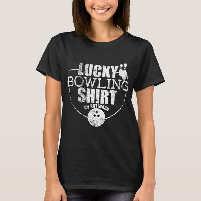 Camiseta Presente De Boliche De Sorte Para Boliches (Frente)