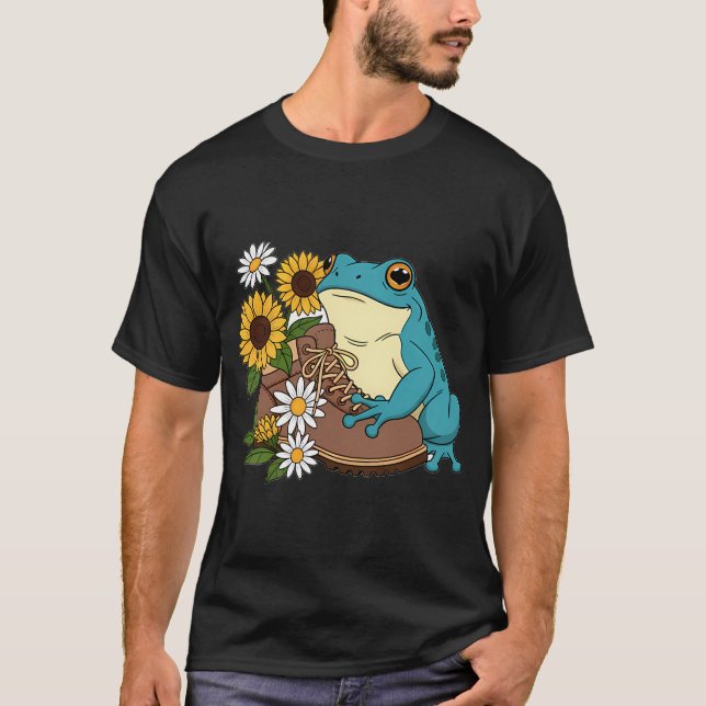 Camiseta Presente de Bota de Trilha de Rã (Frente)