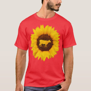 Camiseta Presente De Bovinos Para Mulheres Fazenda De Vaca,