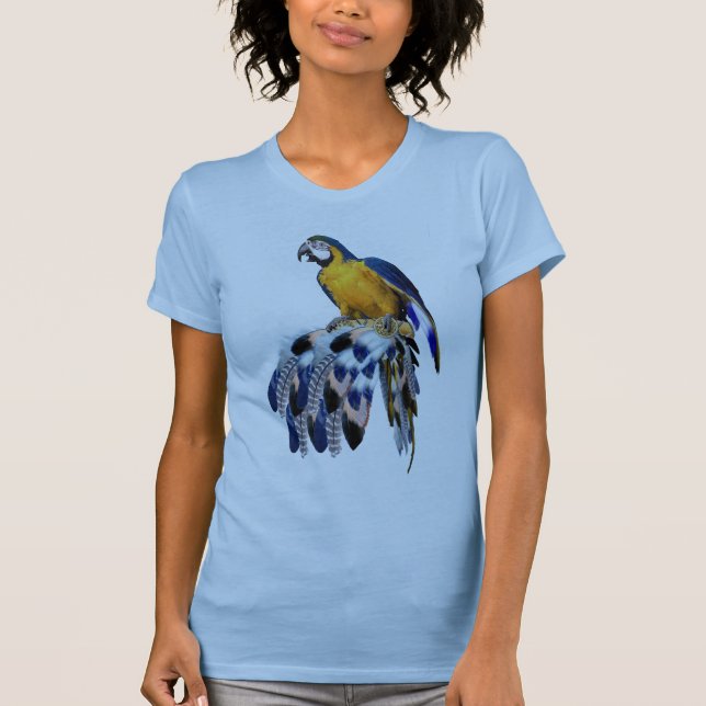 Camiseta Presente de Bridesmaid do Sonho Azul Exótico (Frente)