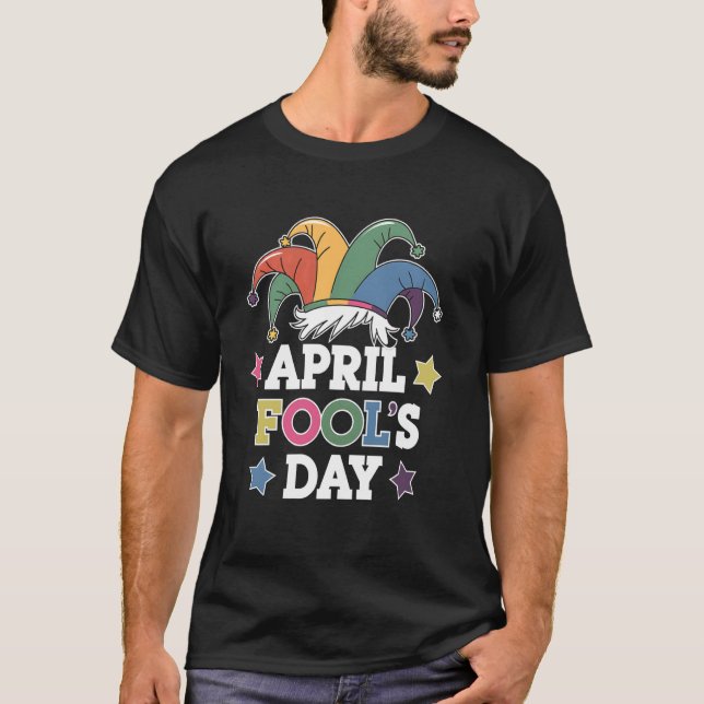Camiseta Presente de Brincadeira de Dia da Mentira da Coroa (Frente)