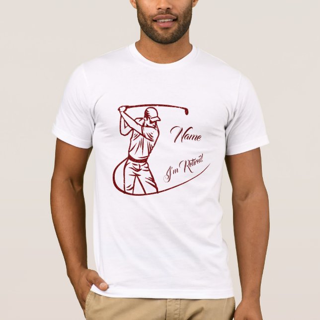 Camiseta Presente de Brincadeira Personalizado para Golfist (Frente)