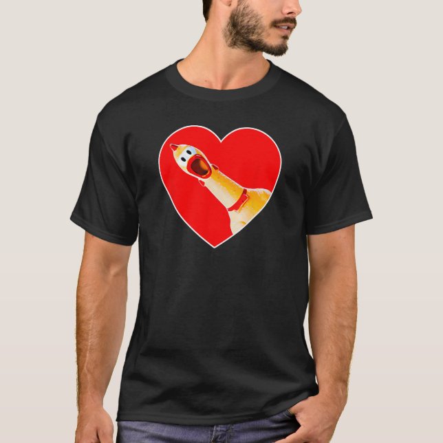 Camiseta Presente de Brincadeira Prática Amante de Frango d (Frente)