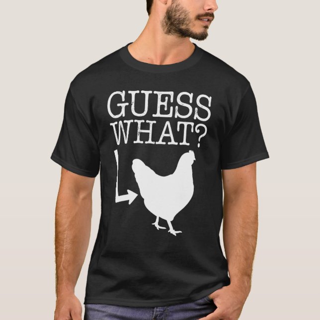 Camiseta Presente de Bunda de Frango Adivinhe (Frente)