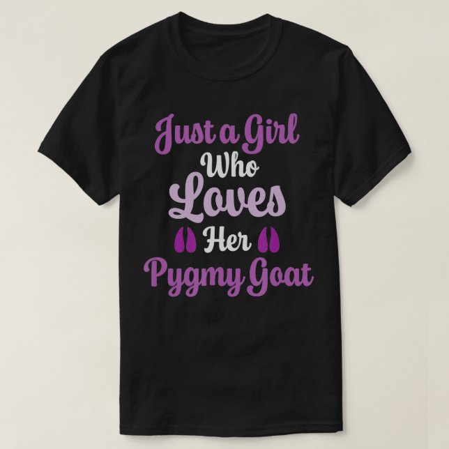 Camiseta Presente de Cabra Pigmeus para Mulheres Que Ama Se (Frente do Design)