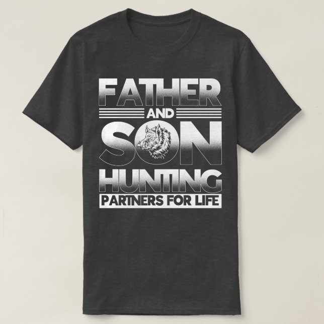 Camiseta Presente de caça de boar de caça de porco (Frente do Design)