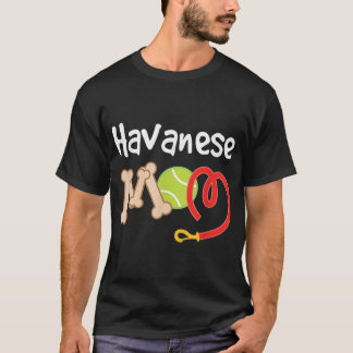 Camiseta Presente de Cachorro Bonito da Mãe Havanesa