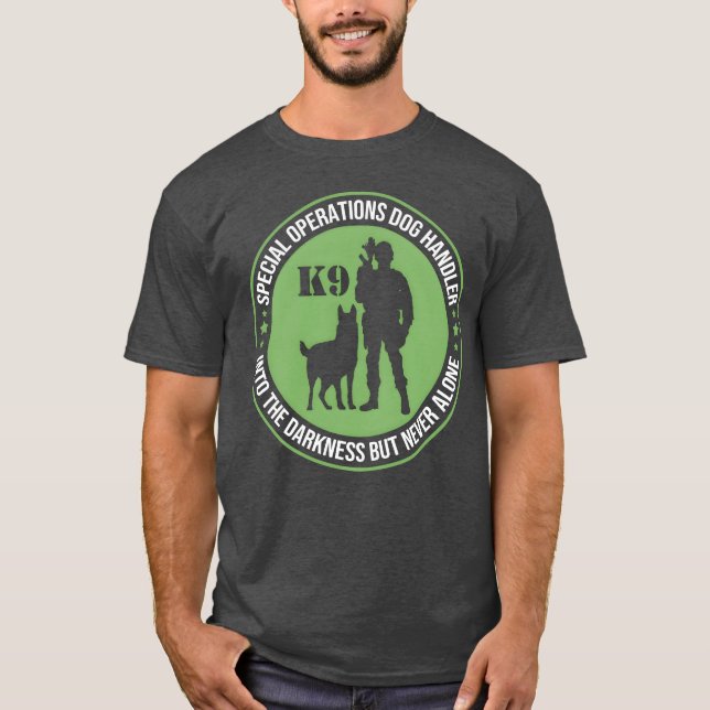 Camiseta Presente de Cachorro de Operações Especiais Manipu (Frente)