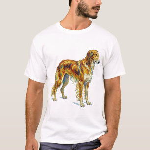 Camiseta Presente de Cachorro Desenho Colorido Vibrante de