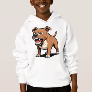 Camiseta Presente de Cachorro Pitbull Marrom Raivoso de Des
