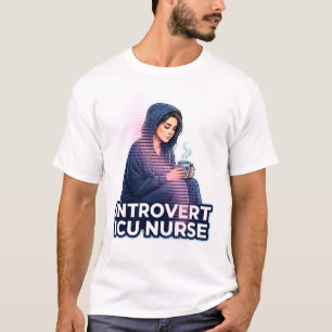 Camiseta Presente de Café Estético para Enfermeira de UTI I