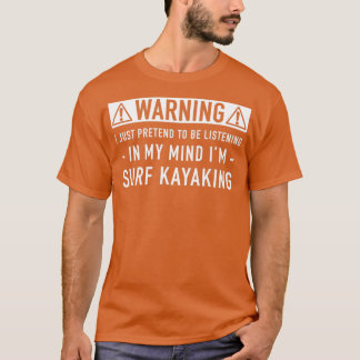 Camiseta presente de caiaque surf