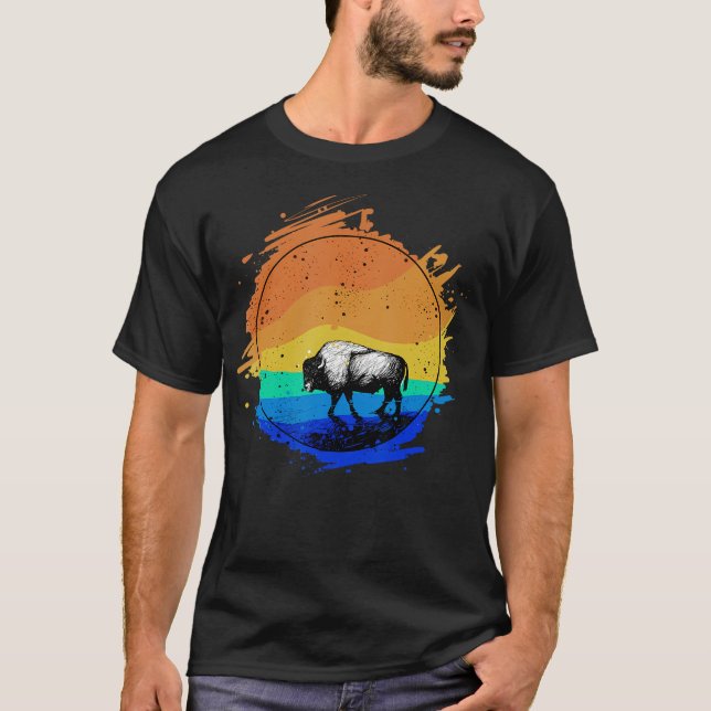 Camiseta Presente de Caminhada do Parque Nacional Buffalo (Frente)