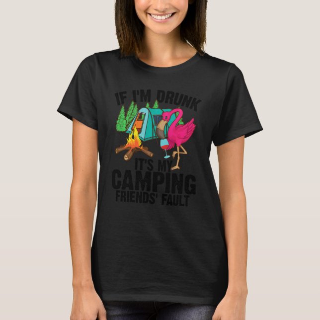 Camiseta Presente De Campanha De Vinho Engraçado Para Homen (Frente)