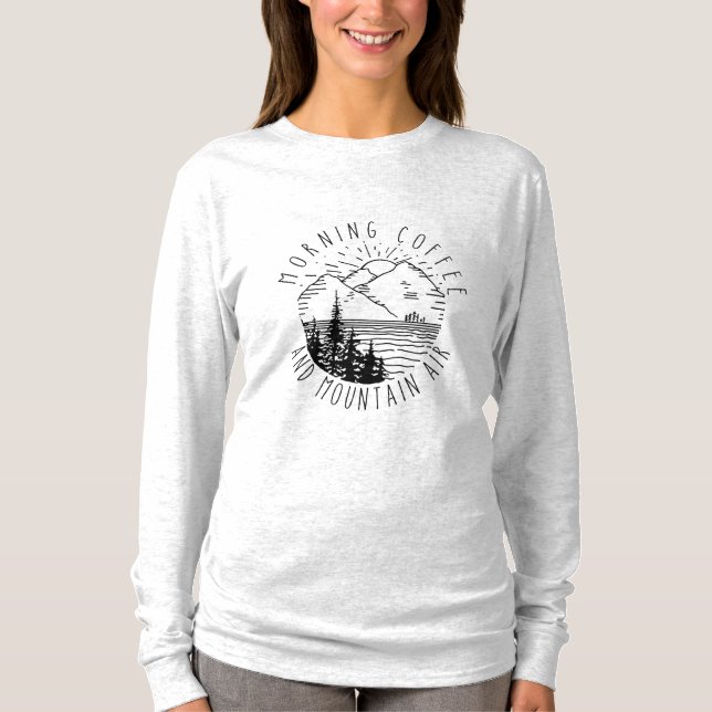 Camiseta Presente de Camper | Café De Manhã E Xmas De Ar De (Frente)