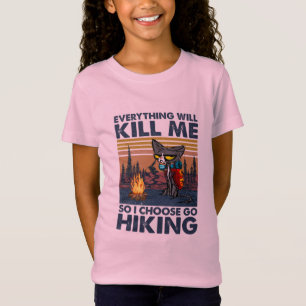 Camiseta Presente de Camper Ir Caminhando Com O Aniversár