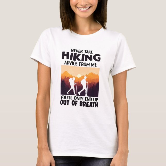Camiseta Presente de Camper | Nunca Receba Conselhos De Cam (Frente)