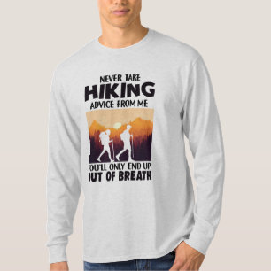 Camiseta Presente de Camper Nunca Receba Conselhos De Cam