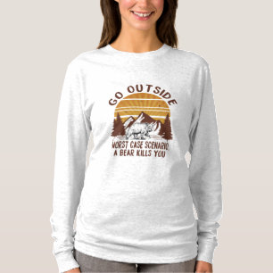 Camiseta Presente de Camper   Saia do pior cenário do cenár