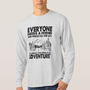 Camiseta Presente de Camper Todos Precisam De Um Aniversá