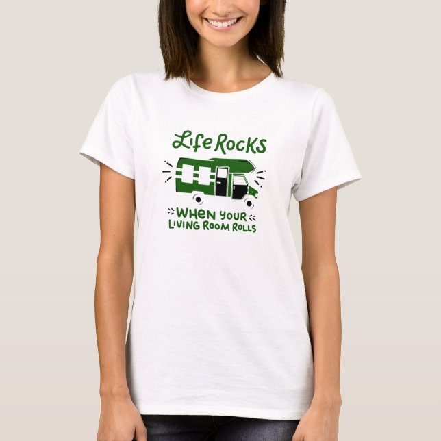 Camiseta Presente de Camping Campfire (Frente)