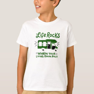 Camiseta Presente de Camping Campfire