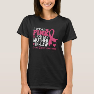 Camiseta Presente De Cancer De Mama Correspondente À Famíli