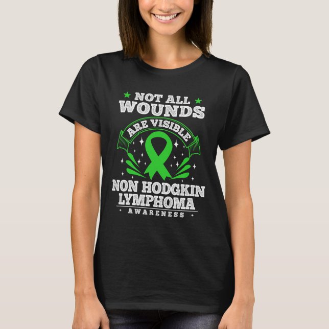 Camiseta Presente de Câncer de Sangue Conscientização de Li (Frente)
