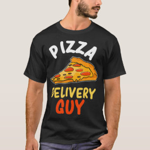 Camiseta Presente de Cara de entrega de pizza engraçada